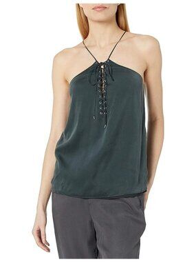 Haute Hippie Fern Cross My Heart Lace-Up Cami